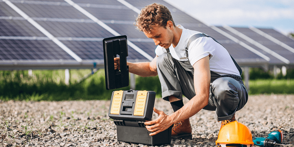 Solar Power Plant banner